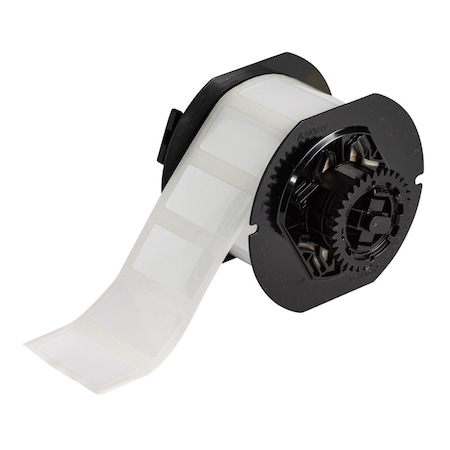 Brady B33 Series PermaShield Glossy WT Polyester Labels 1 in H x 2 in W WT 800/RL B33-23-423
